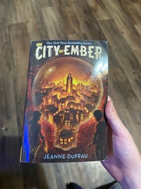 The City of Ember by Jeanne DuPrau - Orange and Gold Cover